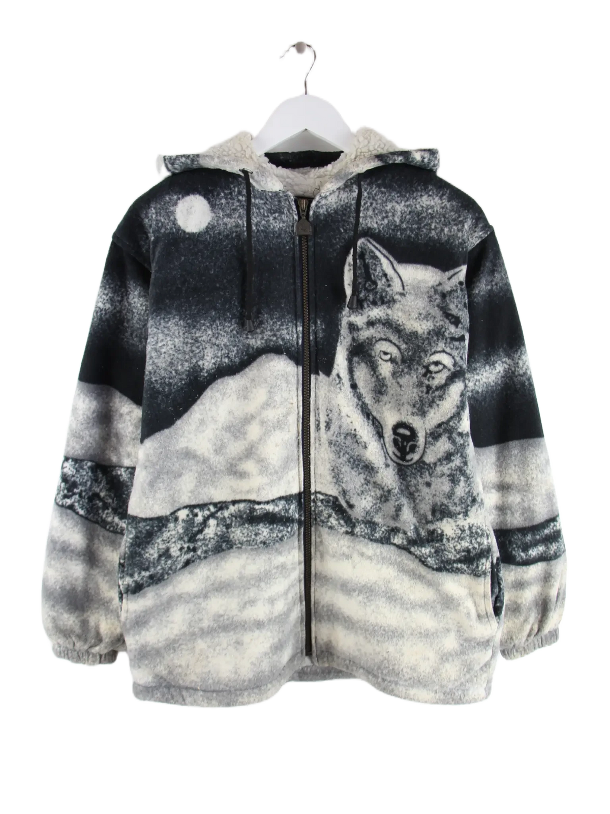 Vintage Fleece Mehrfarbig S – Vorderseite