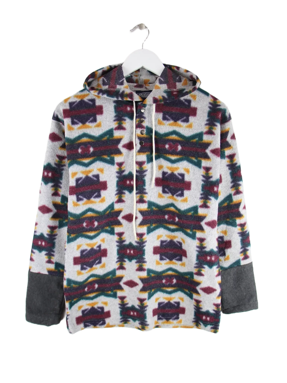 Vintage Fleece Mehrfarbig S – Vorderseite