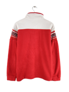 Vintage Fleece Rot L – Rückseite