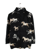 Vintage Fleece Schwarz M – Rückseite
