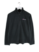 Vintage Fleece Schwarz M – Vorderseite