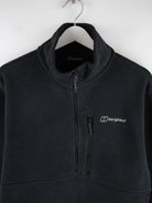 Vintage Fleece Schwarz XL – Detailansicht Vorderseite