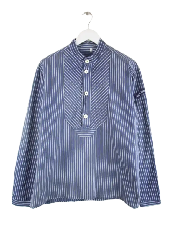 Vintage Freizeit Hemd Blau XL – Vorderseite