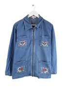 Vintage Jacke Blau L – Vorderseite