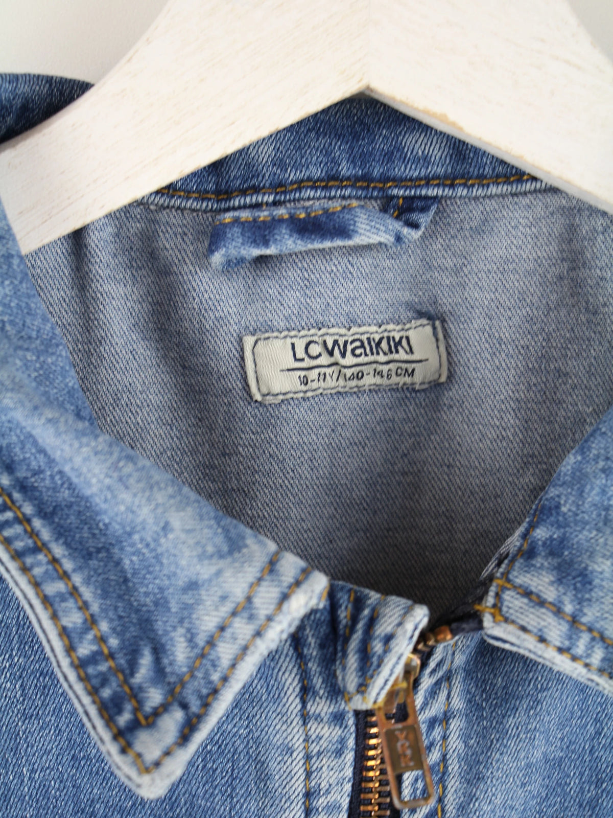 Vintage Jacke Blau XS – Etikett