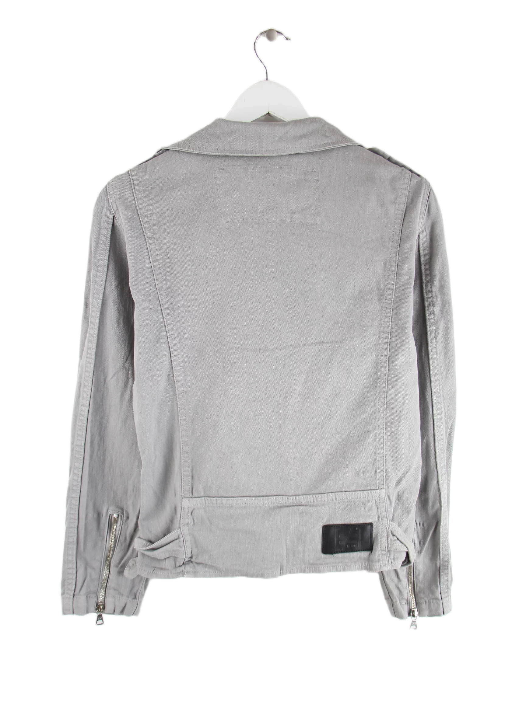 Vintage Jacke Grau XS – Rückseite