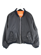 Vintage Jacke Schwarz L – Vorderseite