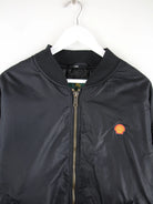 Vintage Jacke Schwarz XL – Detailansicht Vorderseite