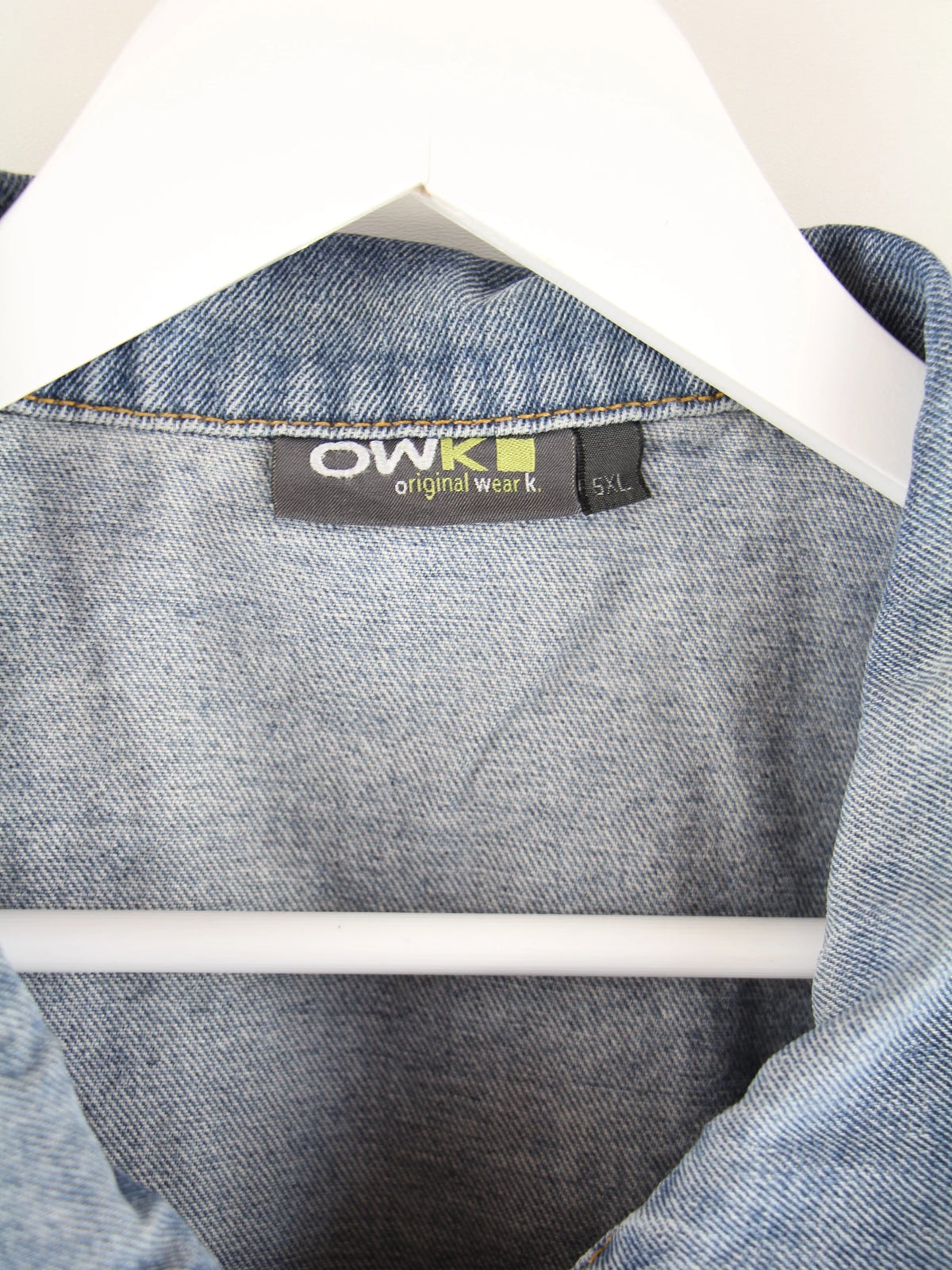 Vintage Jeansjacke Blau 4XL – Detailbild 1