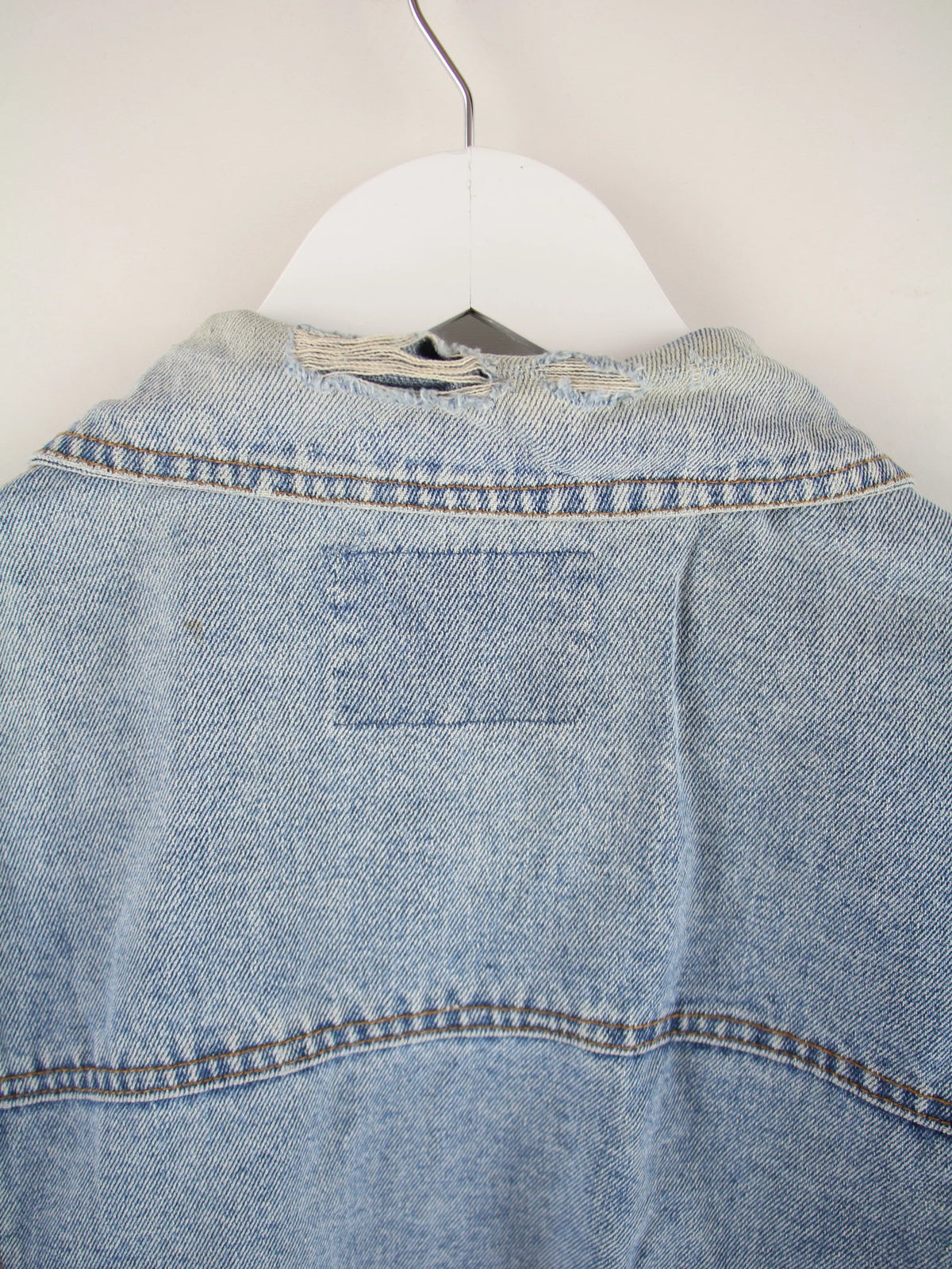 Vintage Jeansjacke Blau L – Detailbild 1