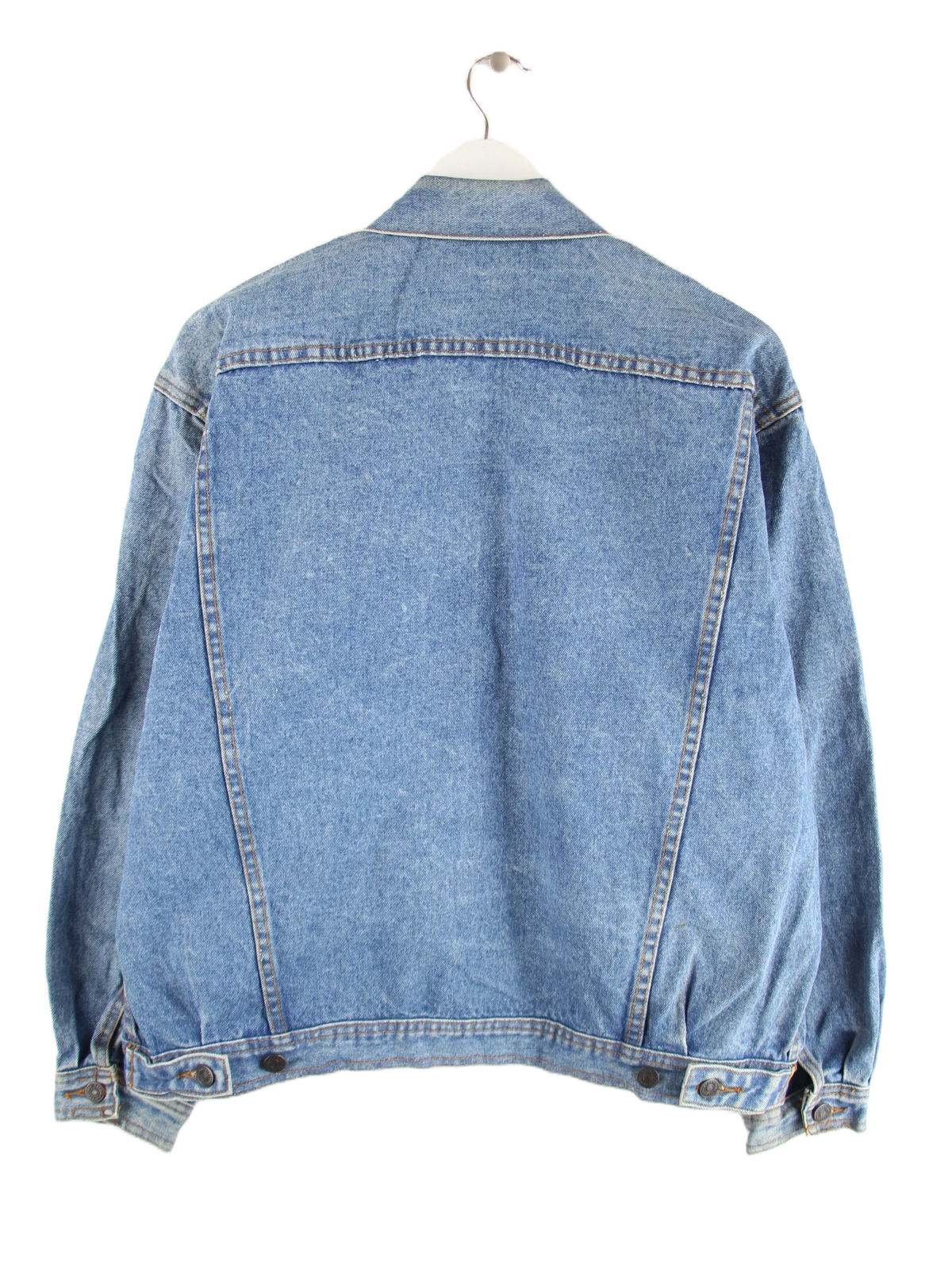 Vintage Jeansjacke Blau L – Rückseite