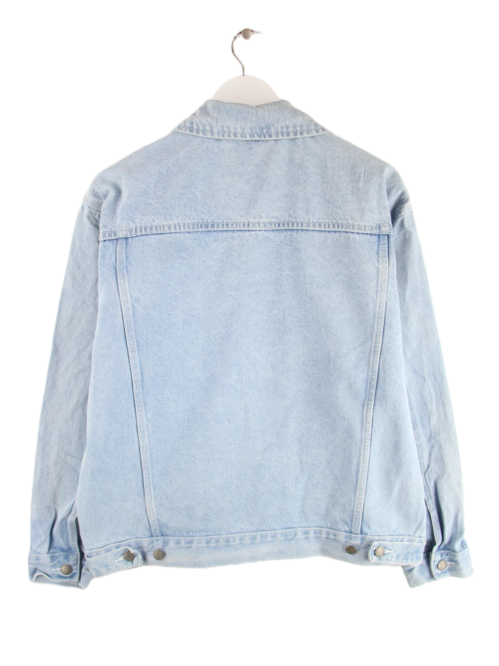 Vintage Jeansjacke Blau L – Rückseite