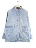 Vintage Jeansjacke Blau L – Vorderseite