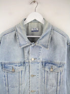 Vintage Jeansjacke Blau M – Detailansicht Vorderseite