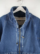 Vintage Jeansjacke Blau M – Detailansicht Vorderseite