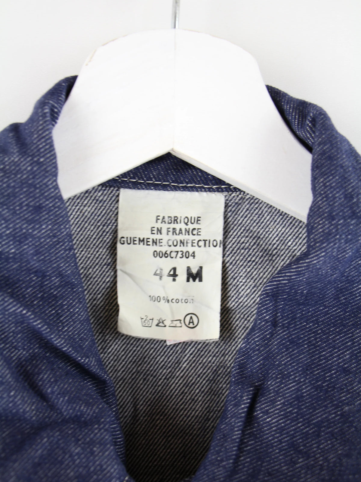 Vintage Jeansjacke Blau L – Etikett