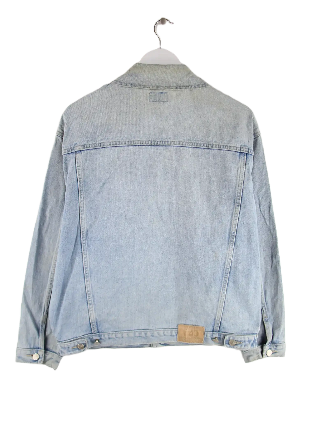 Vintage Jeansjacke Blau M – Rückseite