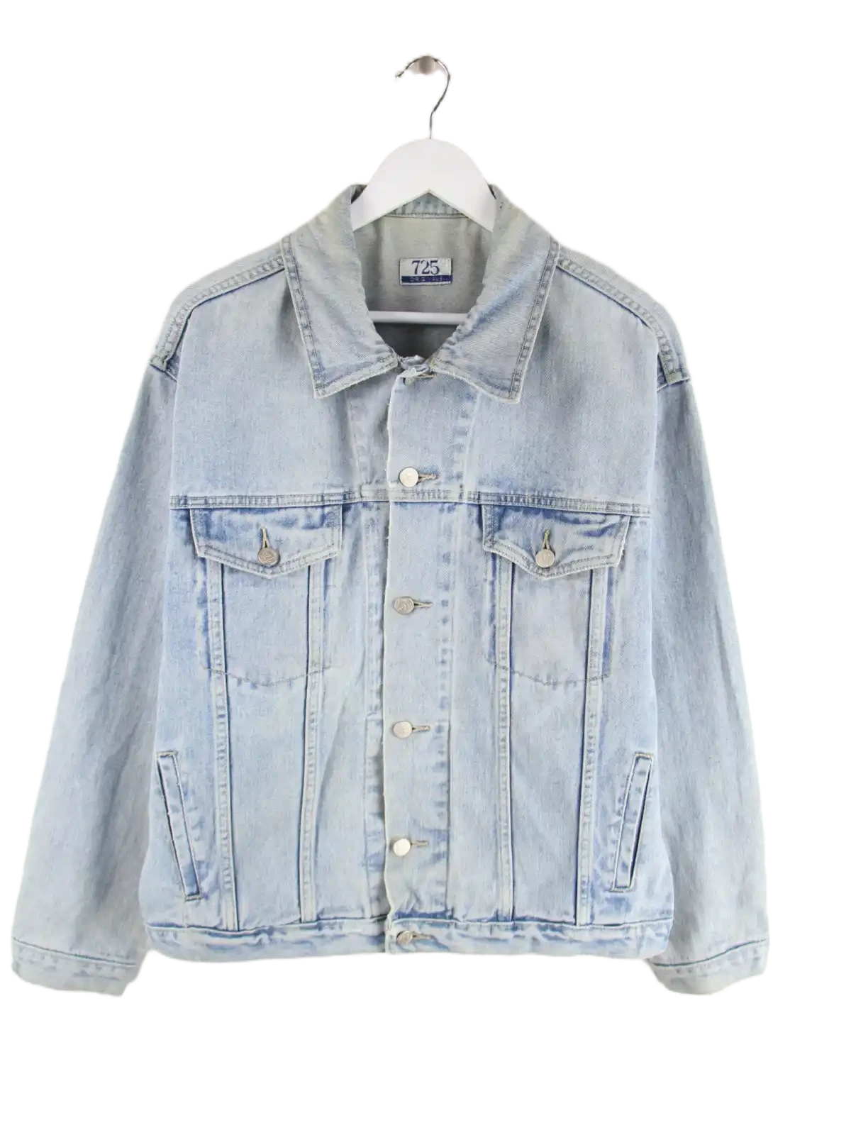 Vintage Jeansjacke Blau M – Vorderseite