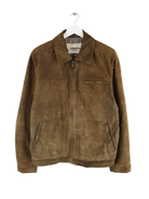 Vintage Lederjacke Braun L – Vorderseite