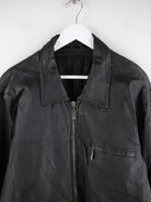 Vintage Lederjacke Schwarz XL – Etikett