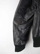 Vintage Lederjacke Schwarz XXL – Detailbild 5