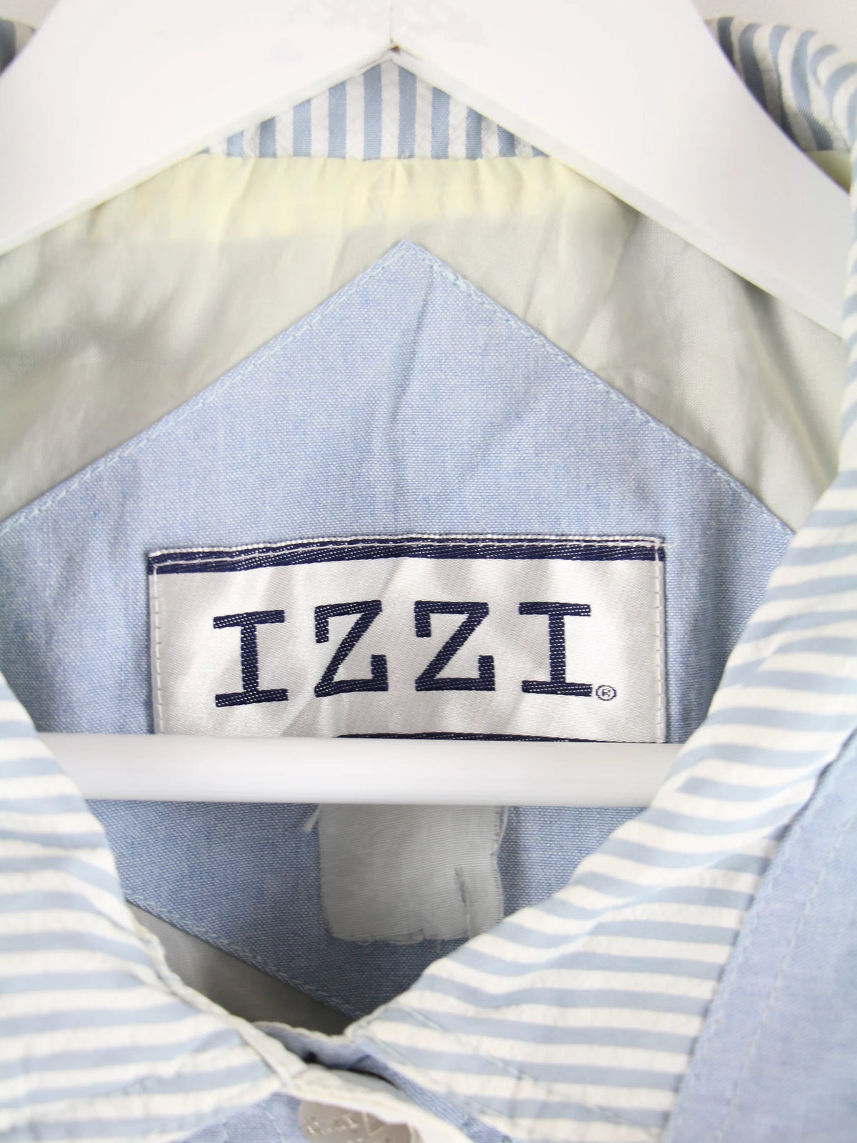 Vintage Leichte Jacke Blau M – Etikett