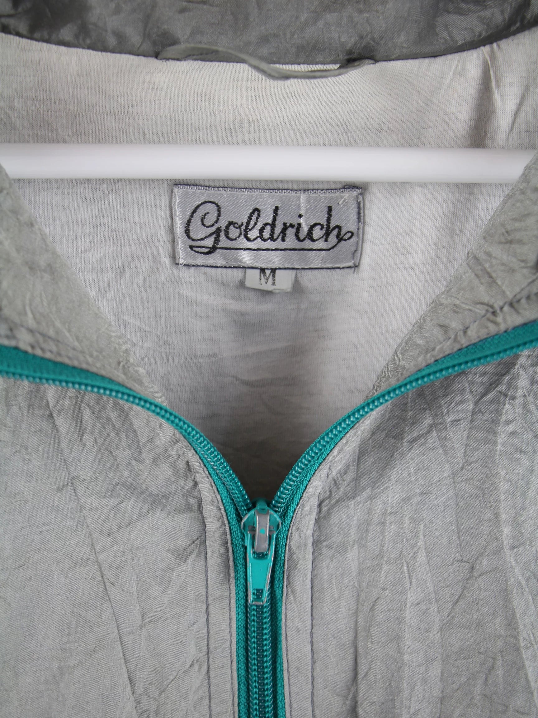 Vintage Leichte Jacke Grau M – Detailbild 1