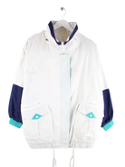 Vintage Leichte Jacke Weiß M – Vorderseite