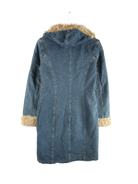 Vintage Mantel Blau M – Rückseite