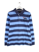 Vintage Polo Blau L – Vorderseite