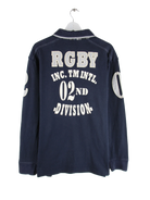 Vintage Polo Blau XXL – Rückseite
