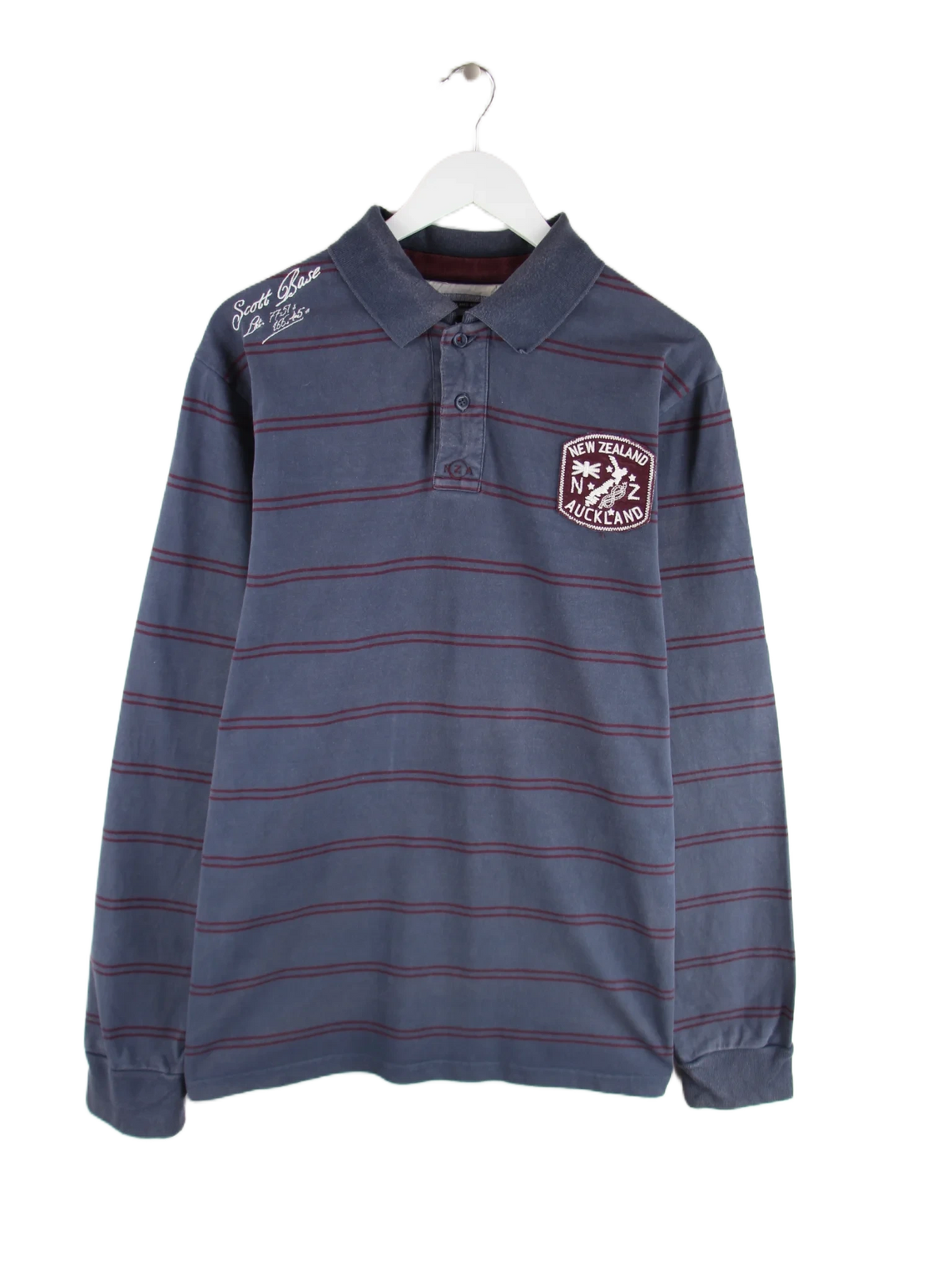 Vintage Polo Blau XXL – Vorderseite