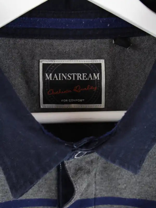 Vintage Polo Grau XXL – Etikett