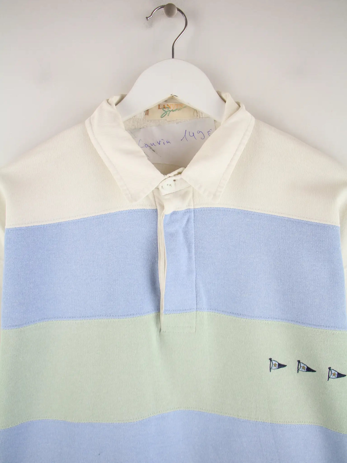 Vintage Polo Mehrfarbig XL – Detailbild 2