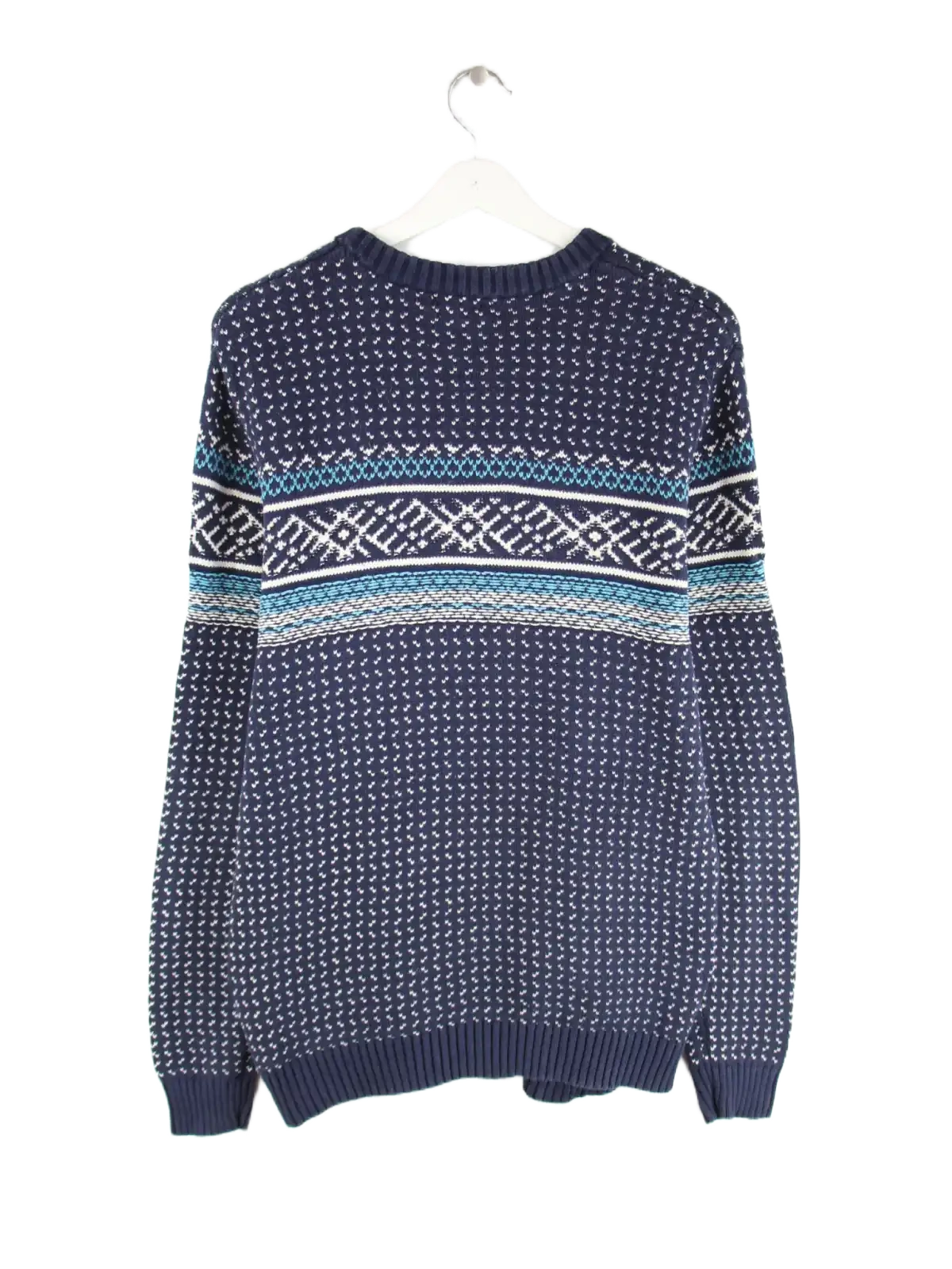 Vintage Pullover Blau L – Rückseite