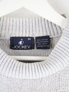 Vintage Pullover Grau M – Etikett