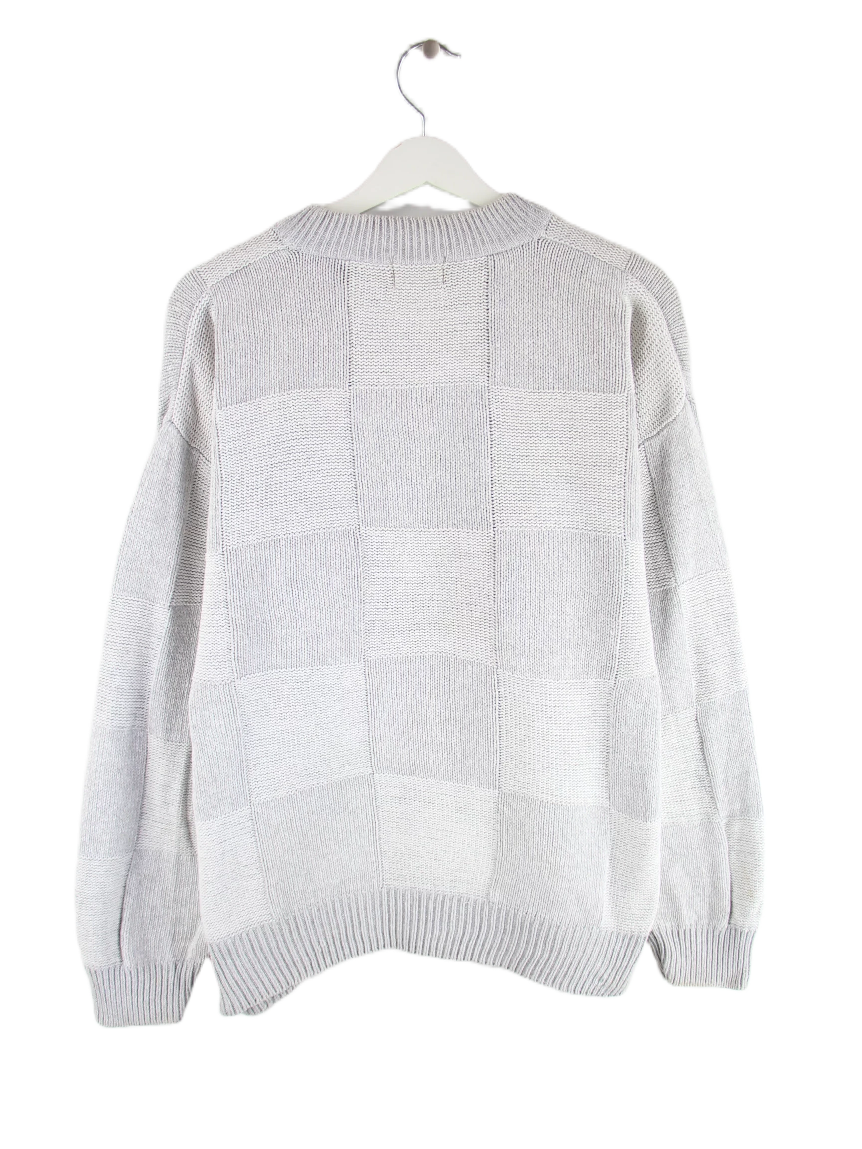 Vintage Pullover Grau M – Rückseite