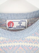 Vintage Pullover Mehrfarbig L – Etikett