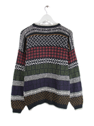 Vintage Pullover Mehrfarbig XL – Rückseite