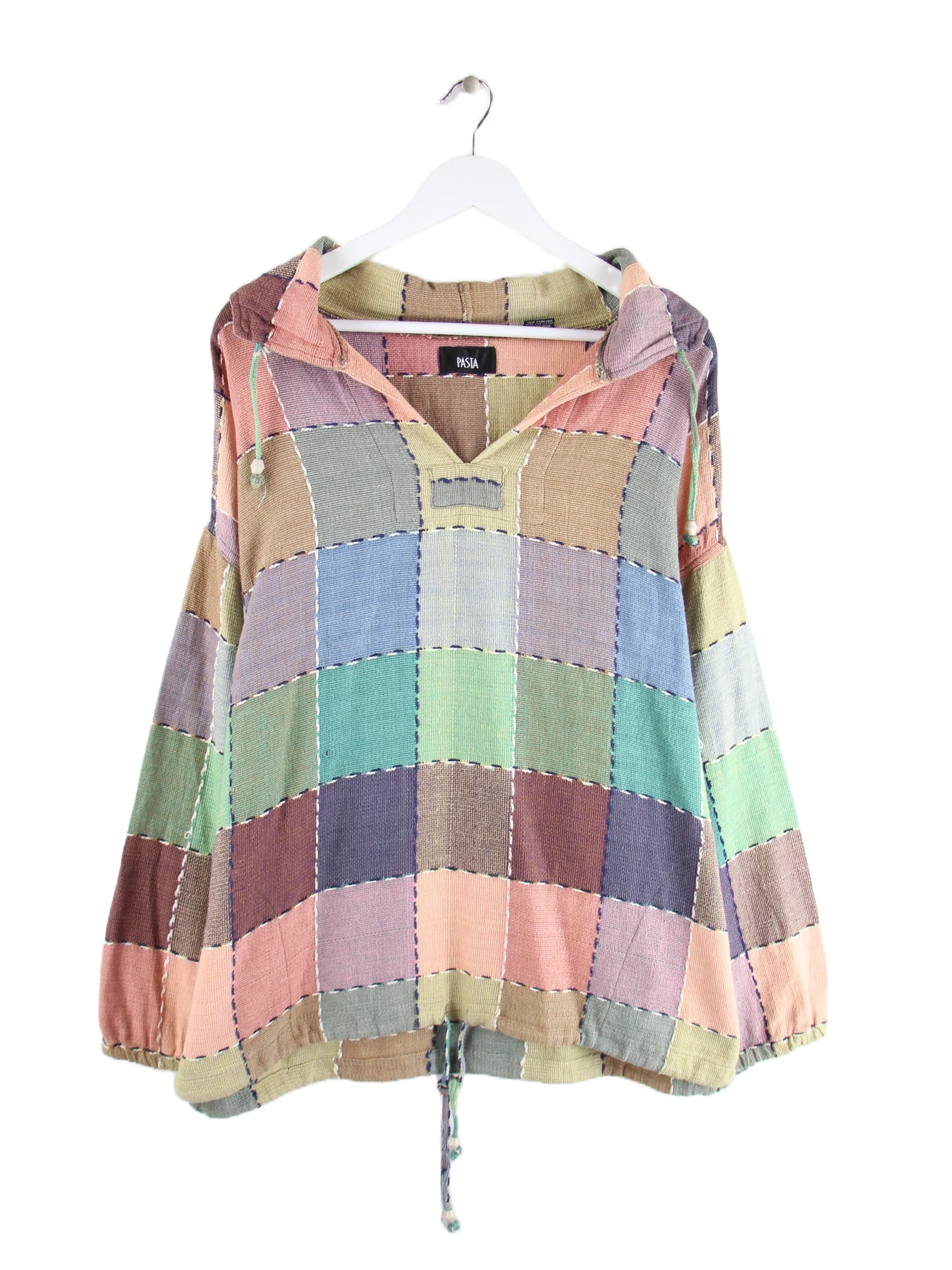 Vintage Pullover Mehrfarbig One Size – Vorderseite