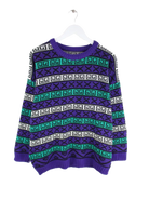 Vintage Pullover Mehrfarbig L – Vorderseite