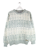 Vintage Pullover Weiß L – Vorderseite