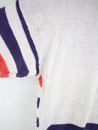 Vintage Pullover Weiß M – Detailansicht Vorderseite