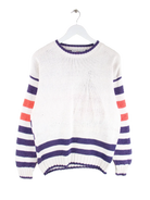 Vintage Pullover Weiß M – Vorderseite