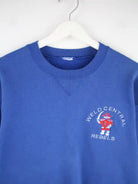 Vintage Sweater Blau L – Detailansicht Vorderseite