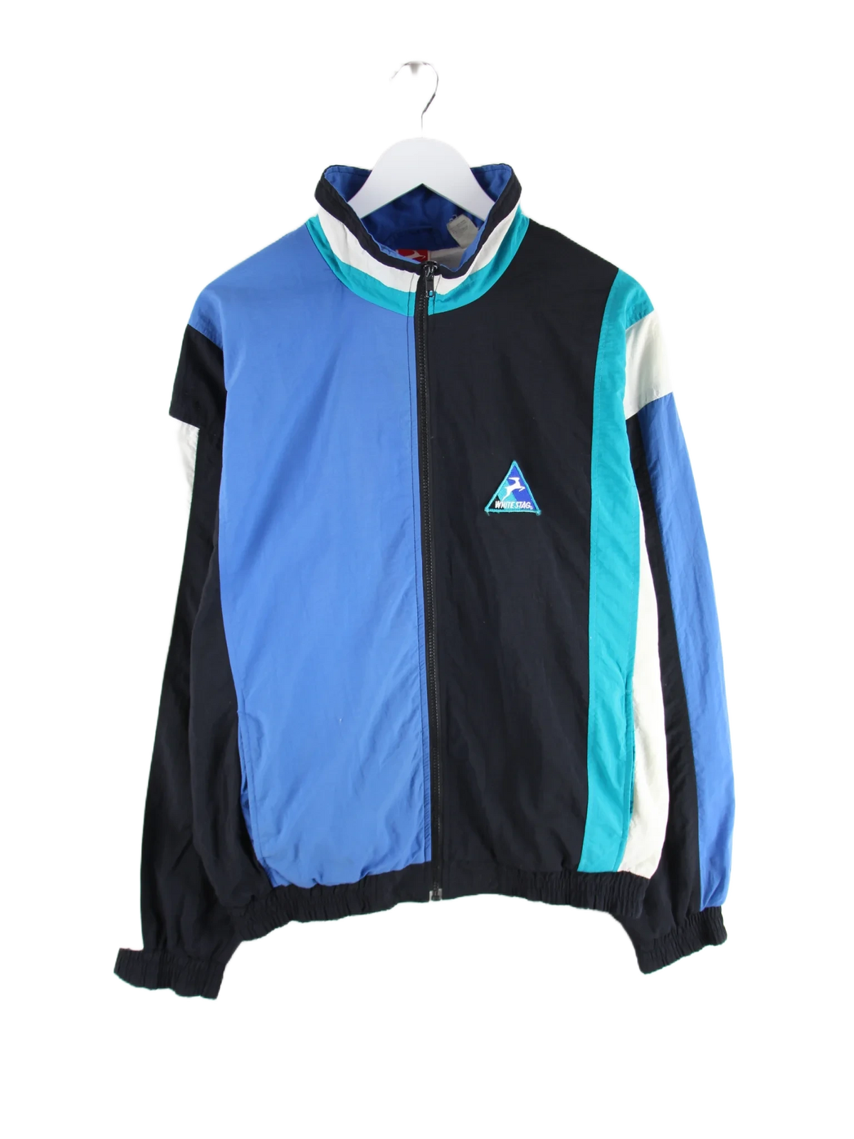 Vintage Trainingsjacke Mehrfarbig M – Vorderseite