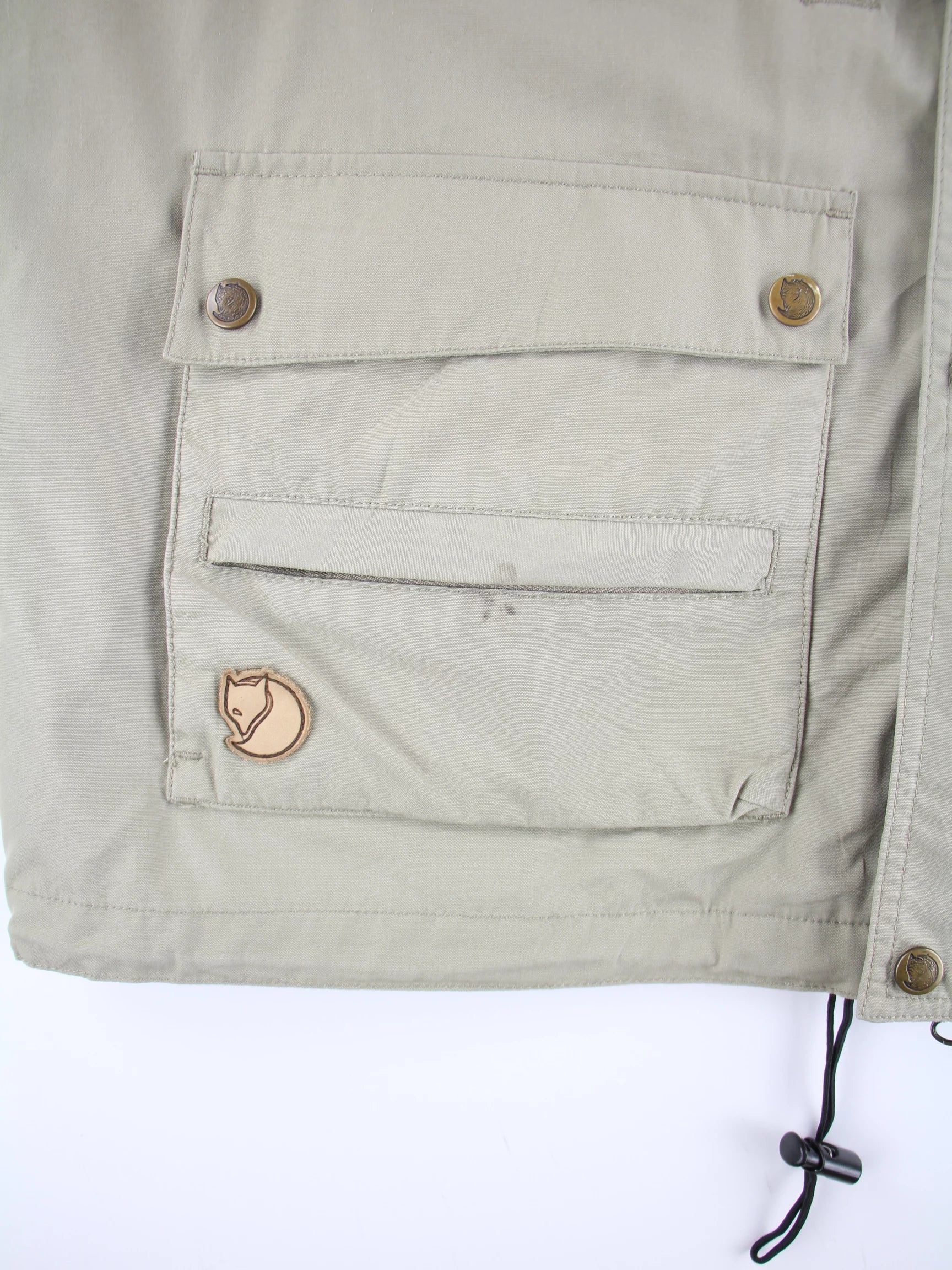 Vintage Weste Beige L – Etikett