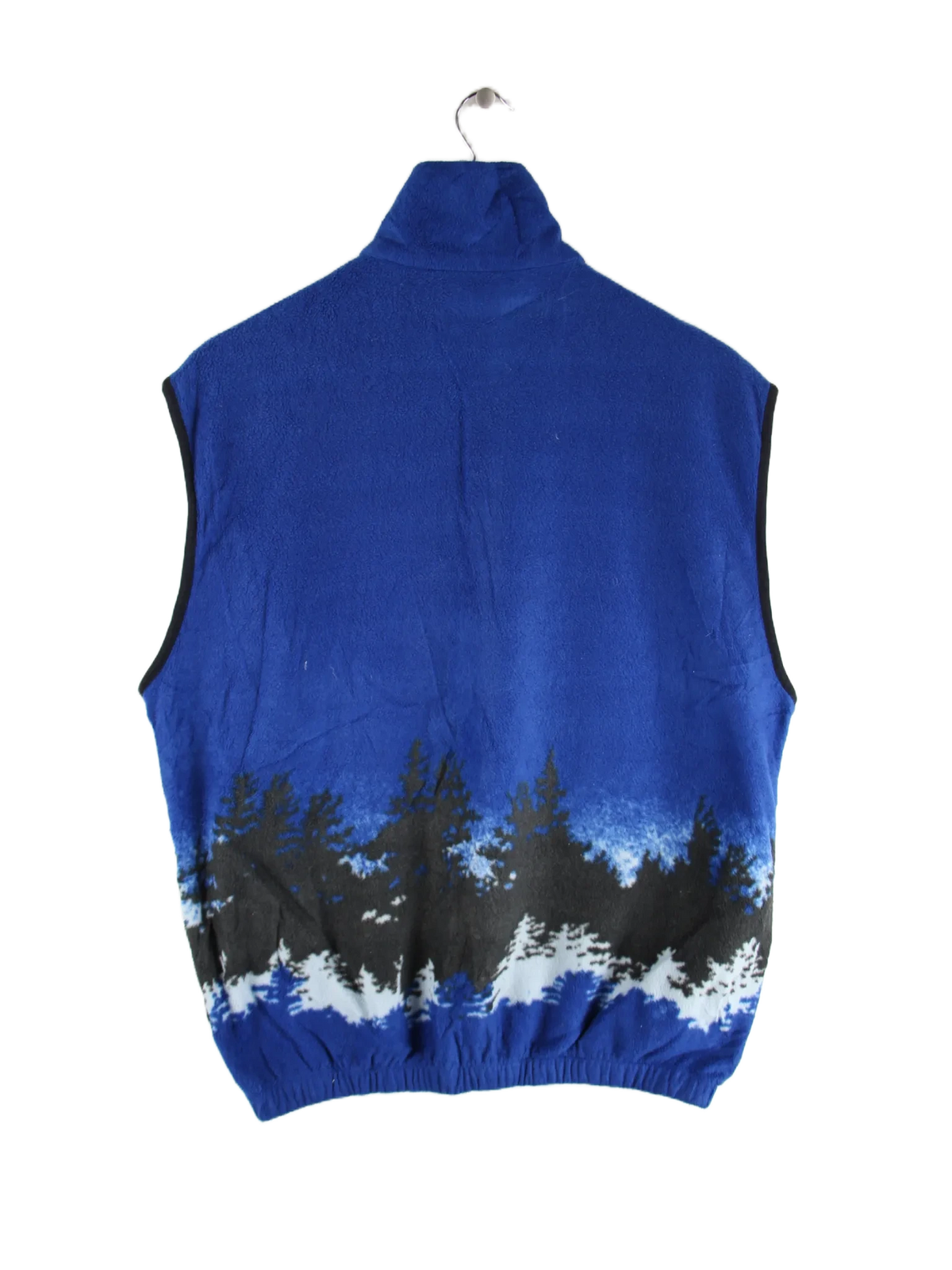 Vintage Weste Blau M – Rückseite