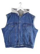 Vintage Weste Blau XL – Vorderseite