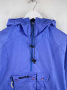 Vintage Windbreaker Blau S – Detailansicht Vorderseite